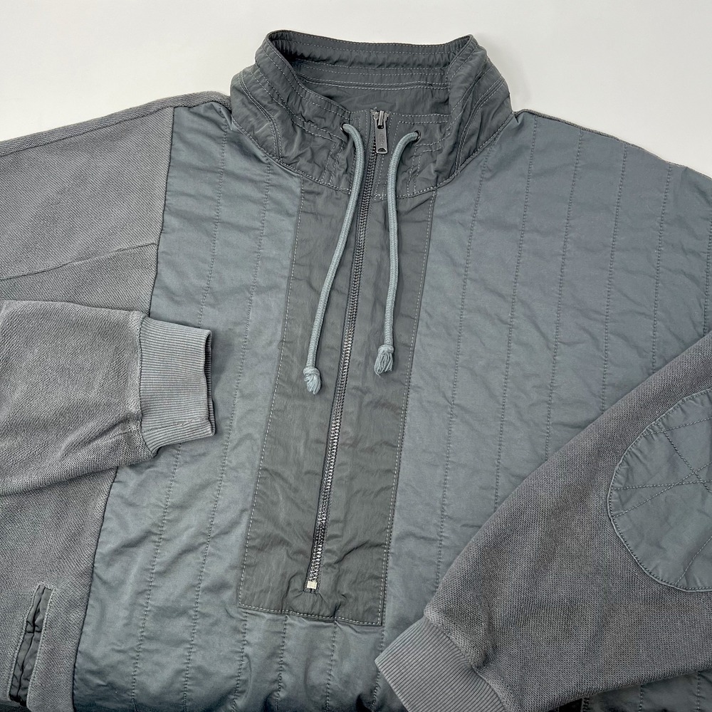 FP Movement Slow Rush Half Zip Pullover Jacket Casual Gray Size Small Athleisure